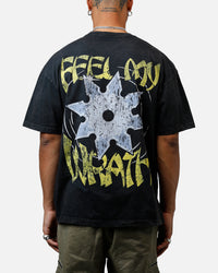 73Studio x South Park Lets Fighting Love Heavyweight T-Shirt Black Acidwash