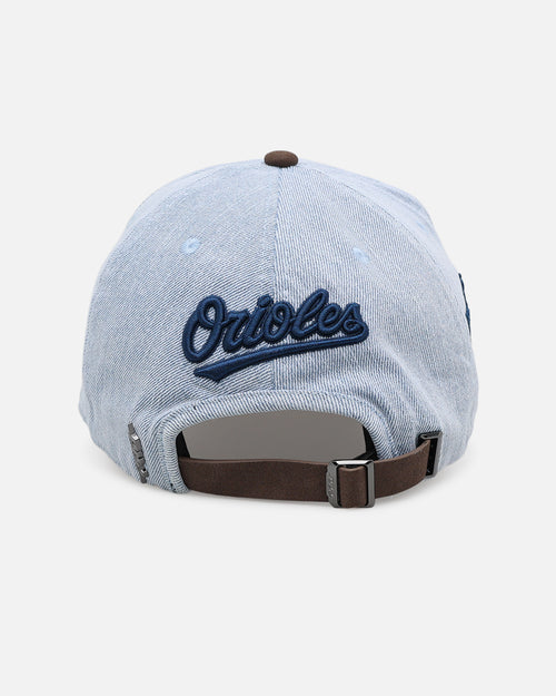 Pro Standard Baltimore Orioles 'Denim Suede' Pro Pinch Strapback Denim