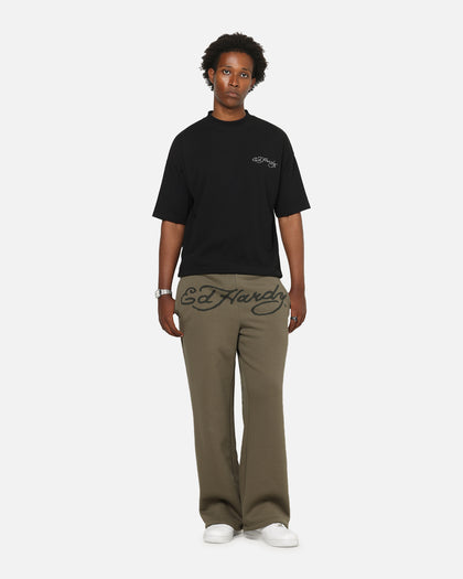 Ed Hardy Dragon Trackpants Washed Olive