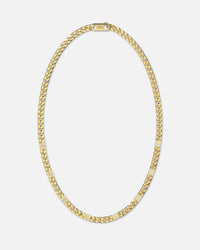Guess Mainline 21" 4G Chain Pave Necklace Gold