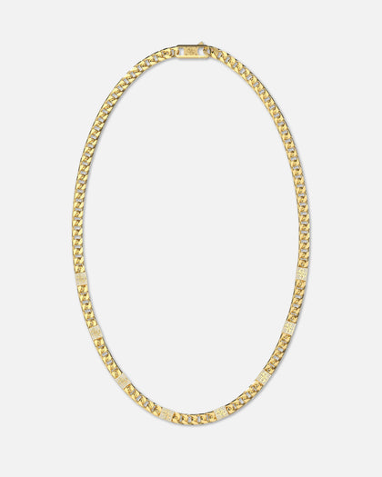 Guess Mainline 21" 4G Chain Pave Necklace Gold