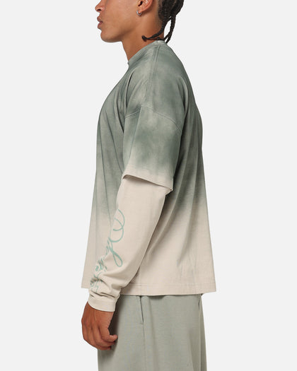 Saint Morta Divine Regiment Long Sleeve T-Shirt Green/Off White