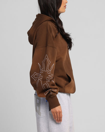 Loiter Atmosphere Zip Hoodie Vintage Brown