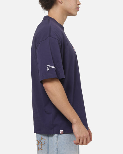 Mitchell & Ness New York Yankees Floral Box T-Shirt Navy