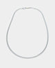 NXS 3mm Micro Cuban Chain White Gold