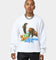 Beastie Boys Forest Animal Crewneck White