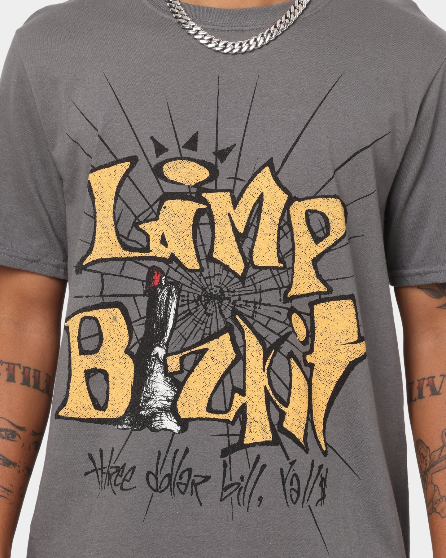 Limp Bizkit Dollar Bill T-Shirt Grey | Culture Kings NZ