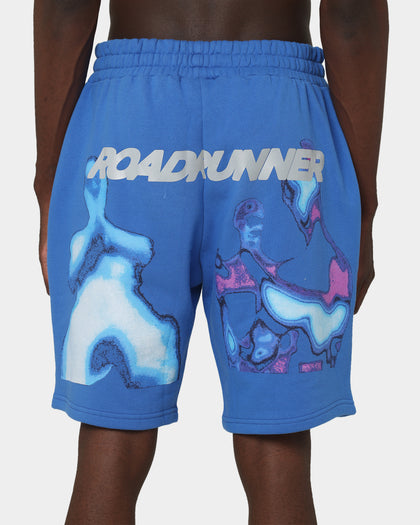 Brockhampton Alien French Terry Shorts Royal Blue