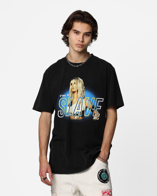 Britney Spears Slave Vintage T-Shirt Washed Black