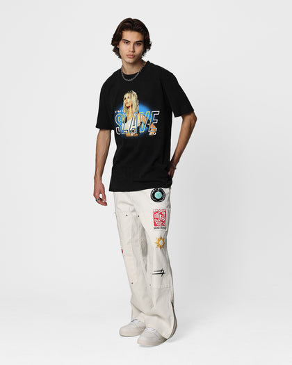 Britney Spears Slave Vintage T-Shirt Washed Black