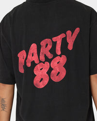 INXS Abandon Crewneck T-Shirt Washed Black