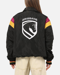 Bleacher Athletic Brisbane Broncos NRL Legacy Baseball Jacket Black