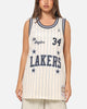 Mitchell & Ness Los Angeles Lakers Shaquille O'Neal #34 Playoff Energy Swingman Jersey Off White
