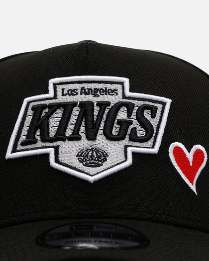 New Era Los Angeles Kings 'Team Color Hearts' 9FORTY A-Frame Snapback Official Team Color