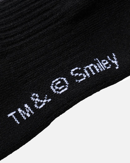 Market X Smiley Sunrise Socks Black