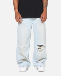 Saint Morta Amplus Distressed Jeans Light Dirty Denim