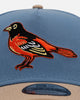 New Era Baltimore Orioles 'Easy Breezy' 9FORTY A-Frame Snapback Blue/Tan