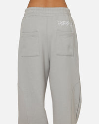 Carre Off Grid Panelled Trackpants Light Grey