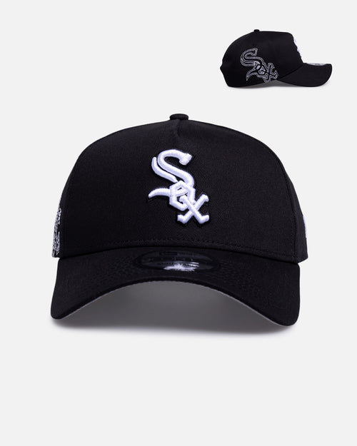 New Era Chicago White Sox 'Running Stitch' 9FORTY A-Frame Snapback Official Team Colours