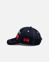 Ed Hardy Chrome Strapback Black