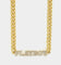 Playboy PB Iced Choker 10mm Chain Gold