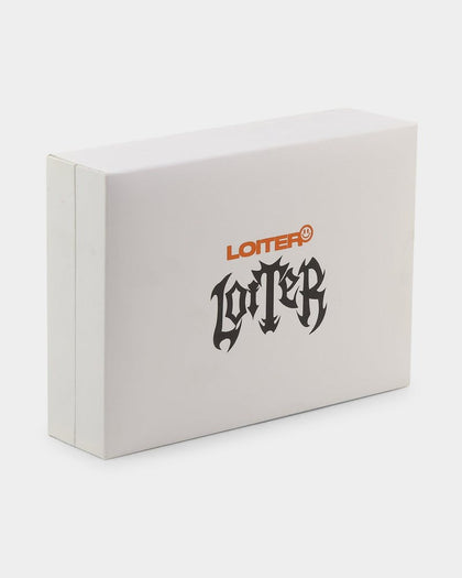 Loiter 18" Split Chain Necklace Black/Silver/Green