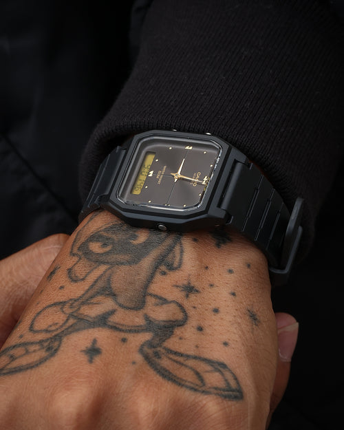 Casio AW48HE-1A Watch Black/Gold