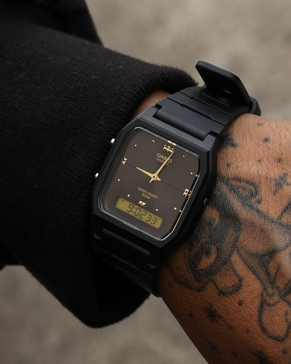 Casio AW48HE-1A Watch Black/Gold