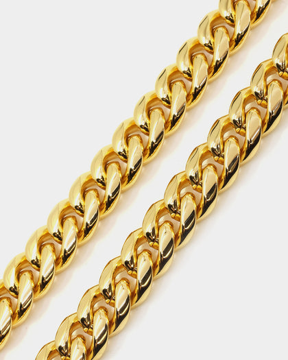 Saint Morta Custom Alpha 5 Letter Chain Gold