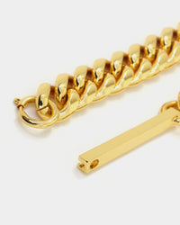 Saint Morta Custom Alpha 5 Letter Chain Gold