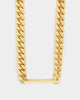 Saint Morta Custom Alpha 2 Letter Chain Gold