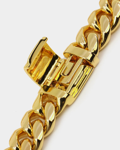 Saint Morta Custom Alpha 4 Letter Chain Gold