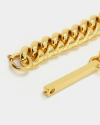 Saint Morta Custom Alpha 4 Letter Chain Gold