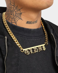 Saint Morta Custom Alpha Numbers Gold