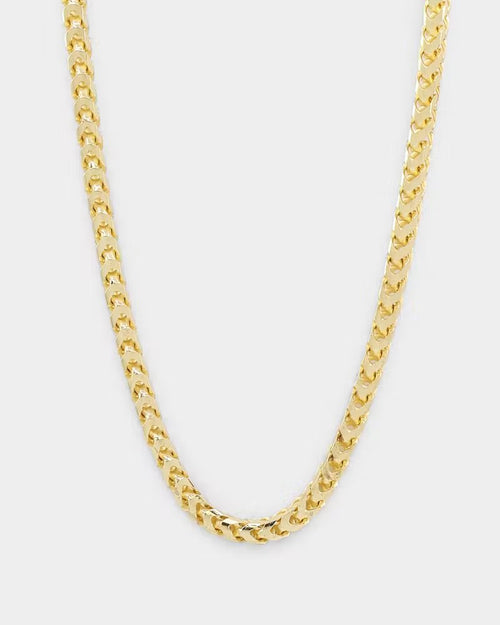 House Of Auric 3.7mm Franco Chain 18K Gold Vermeil