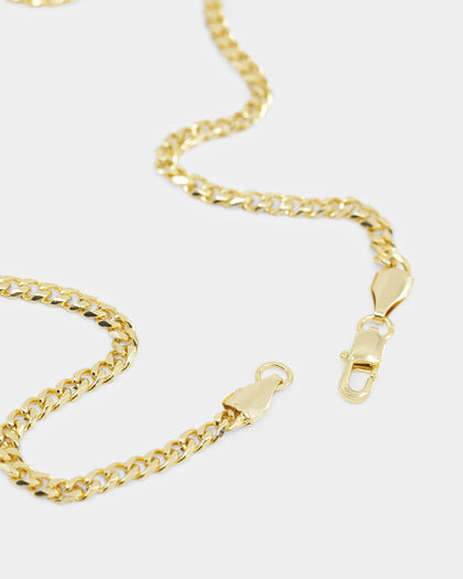 Saint Morta Monogram Pendant Chain Gold