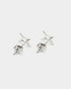 Saint Morta The 4 Point Earrings White Gold