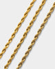 NXS 2mm Rope Necklace Gold