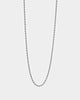 NXS 2mm Rope Necklace White Gold