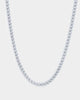 NXS 3mm Micro Cuban Chain White Gold