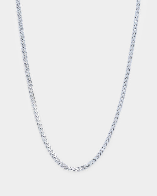 NXS 4mm Franco Chain White Gold