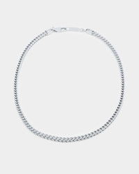 NXS 4mm Franco Chain White Gold