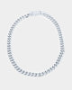 NXS 10mm Cuban Chain White Gold