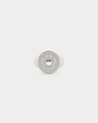 Wild For The Weekend Flower Power Signet Ring (Medium) Silver