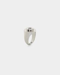 Wild For The Weekend Flower Power Signet Ring (Medium) Silver