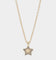 Wild for the Weekend pop punk star pendant necklace Gold