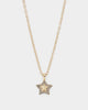 Wild for the Weekend pop punk star pendant necklace Gold