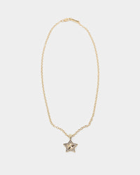 Wild for the Weekend pop punk star pendant necklace Gold