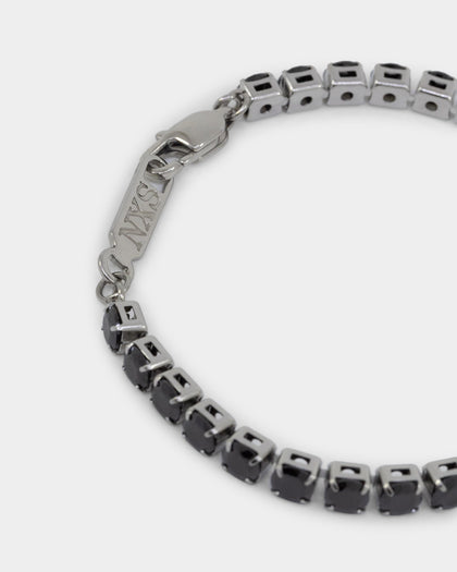 NXS Round Cut Tennis Bracelet Iced Black