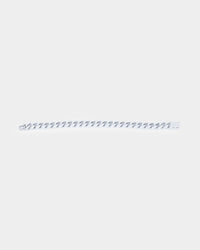 NXS 10mm Cuban Link Bracelet White Gold